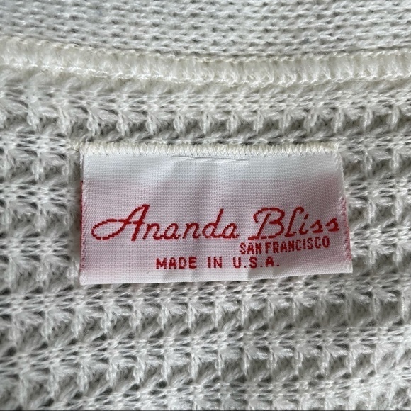 Vintage Ananda Bliss of San Francisco Oversized Knit Slouchy Cardigan Sweater - Picture 5 of 7